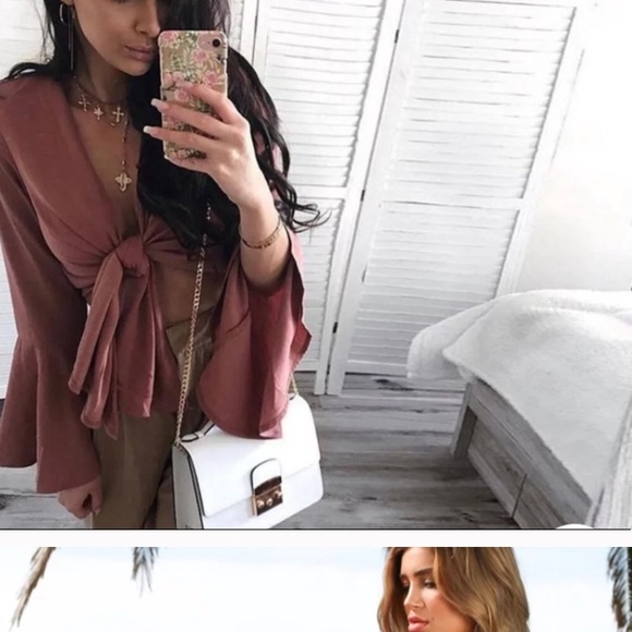 Tie front crop top - Picture 5 of 5